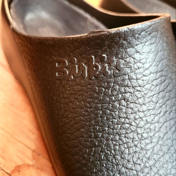 BIRKENSTOCK SUPER BIRKI POLYURETHANE BLACK CLOG- SIZE EURO 36 USA LADIES 6 - Picture 5 of 12